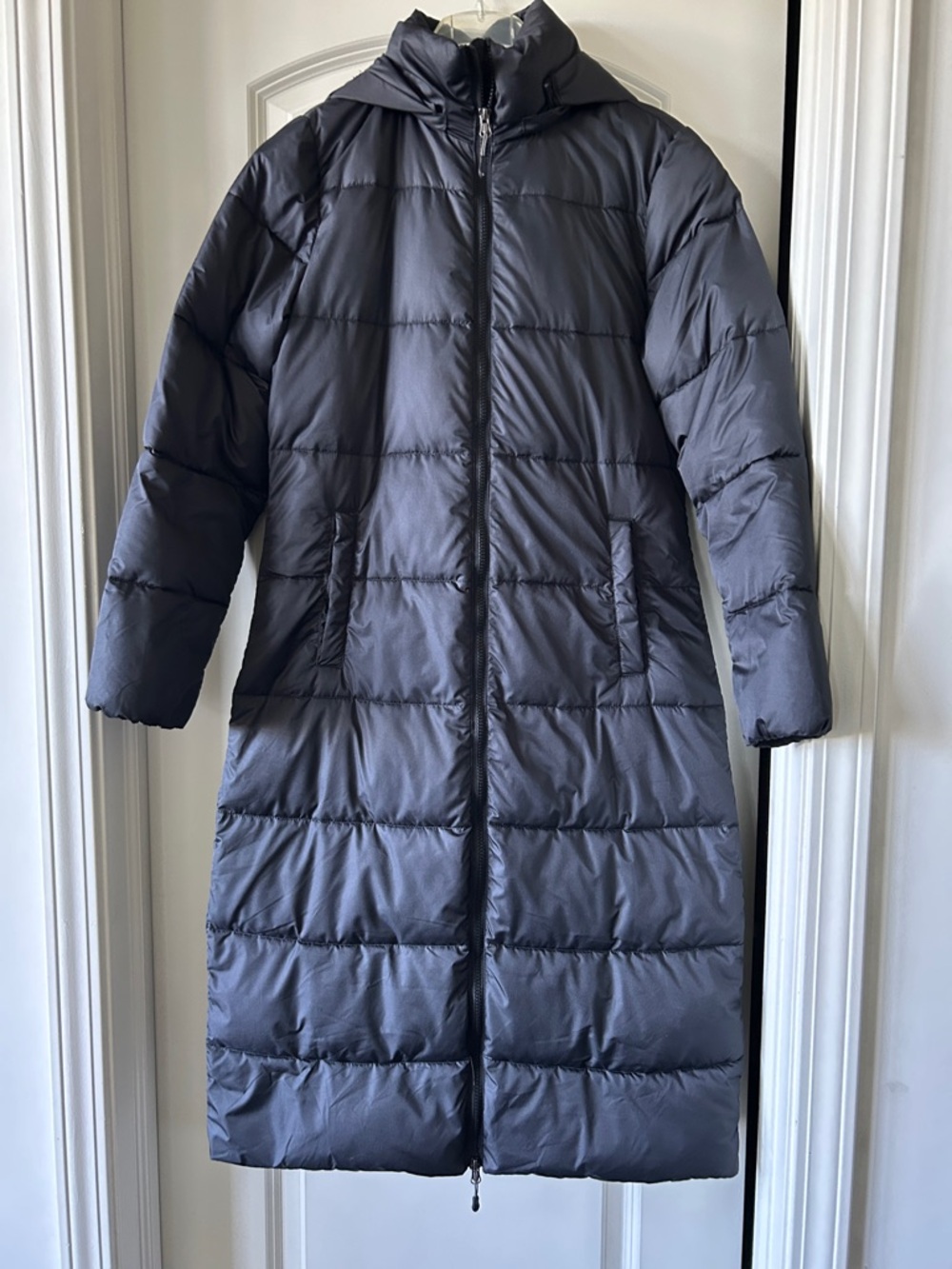 New 🩷 32 Degrees Long Quilted Hooded Puffer Coat Women Size S
